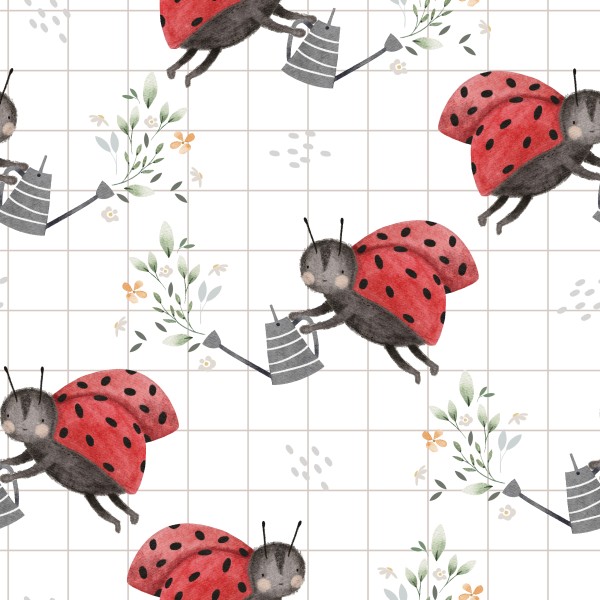 Ladybug Grid Jersey 0,5 m