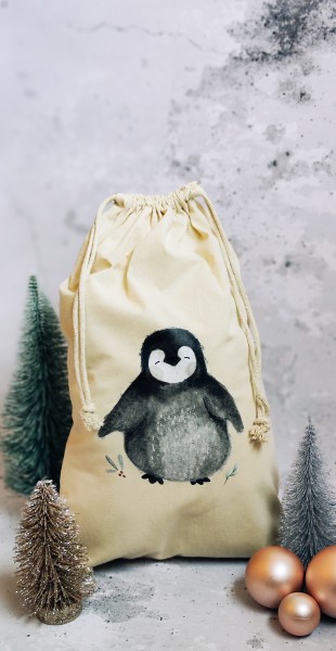 Geschenk-Beutel Pinguin 30x45 cm Vorbestellung