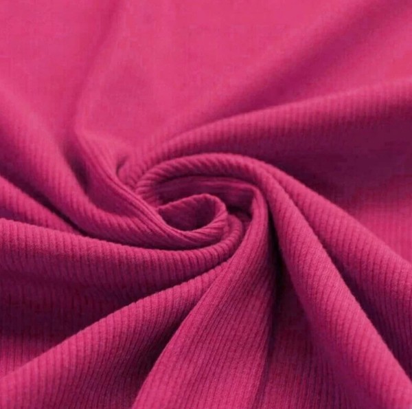 Ripp Strick Jersey Pink 0,5 m